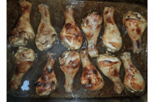 Pollo a la coca cola sacado del horno