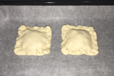 Elaboración de las mini empanadas de pavo y queso