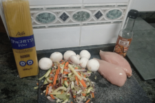 ingredientes espaguetis yakisoba