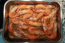 Gambones al horno