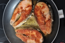 Salmón a la naranja